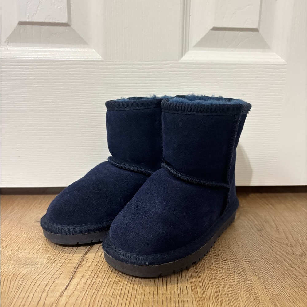UGG Navy Suede Boots
